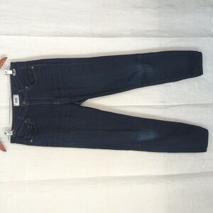 Paige Hoxton Dark Wash High Rise Slim Straight Jean Size 29